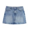 Making vintage accessories including hip hugging denim skirt for women